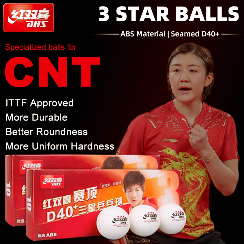 DHS D40+ DJ40+ Ping Pong Balls - Table Tennis Robot review and price